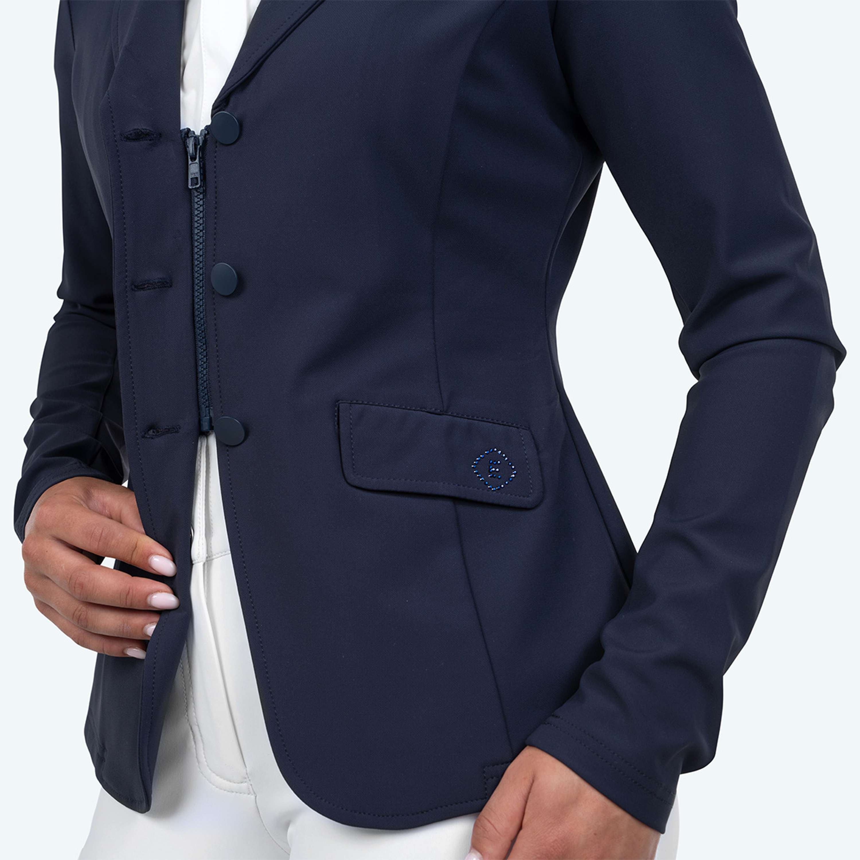 Elvera Equestrian Giacca da Competizione EEChica Bling Navy