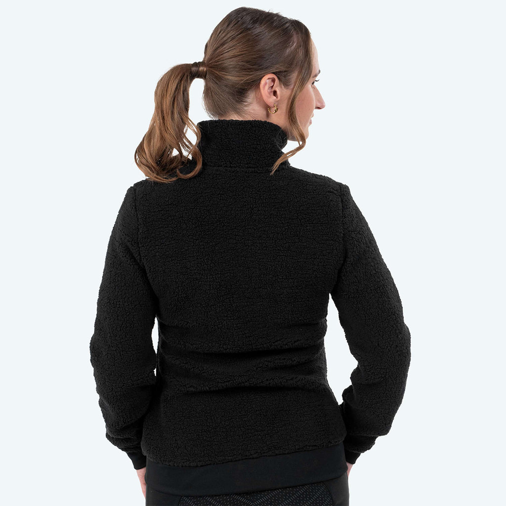 Elvera Equestrian Gilet in Pile EEDaphne Nero