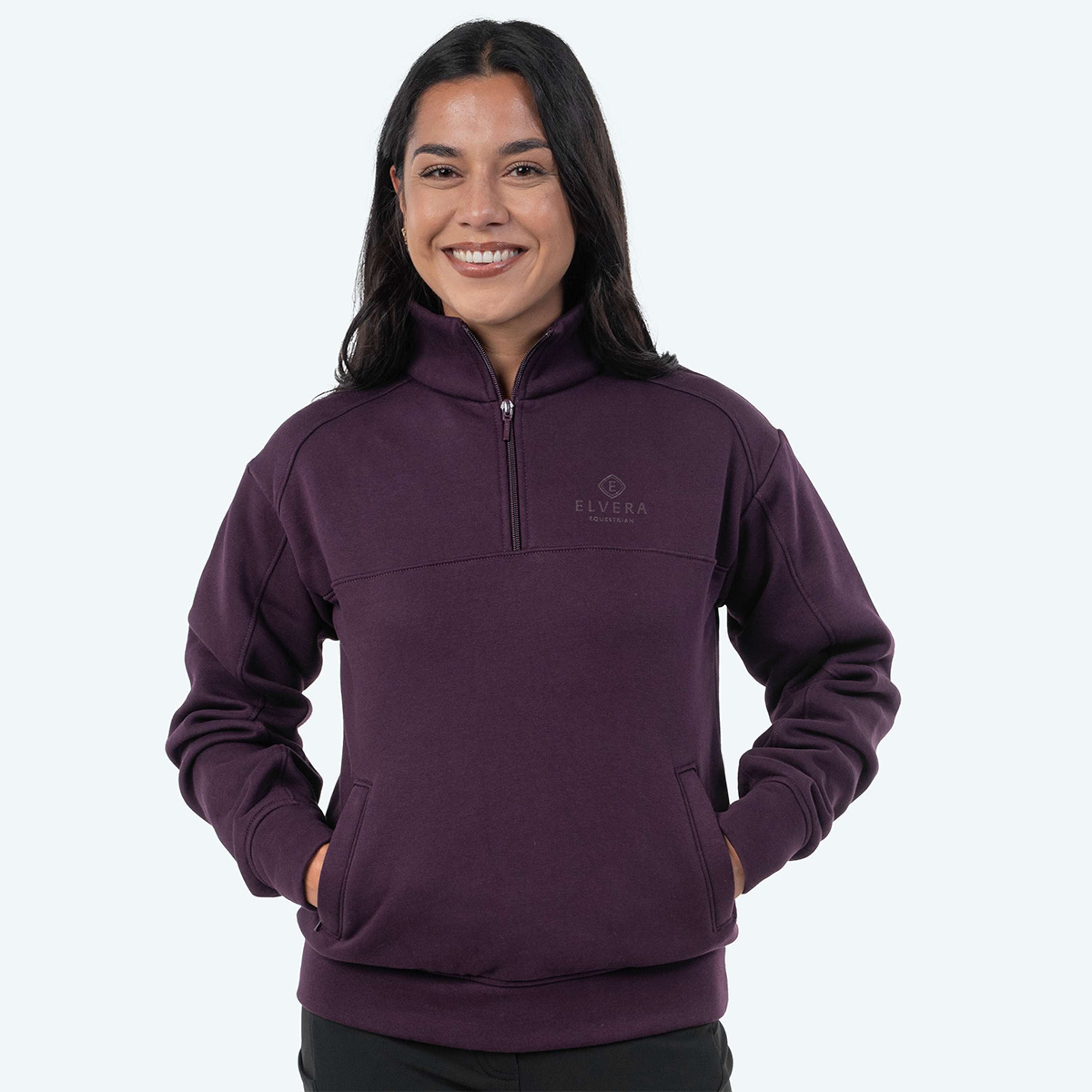Elvera Equestrian Maglione EEHazardstory Prugna
