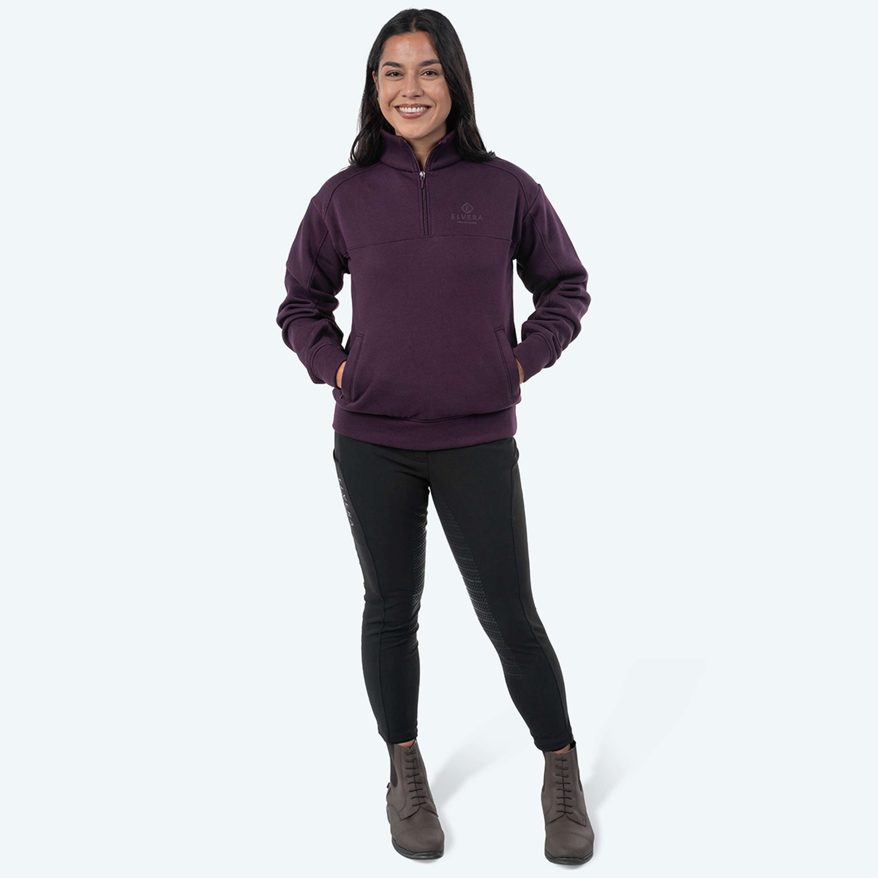 Elvera Equestrian Maglione EEHazardstory Prugna