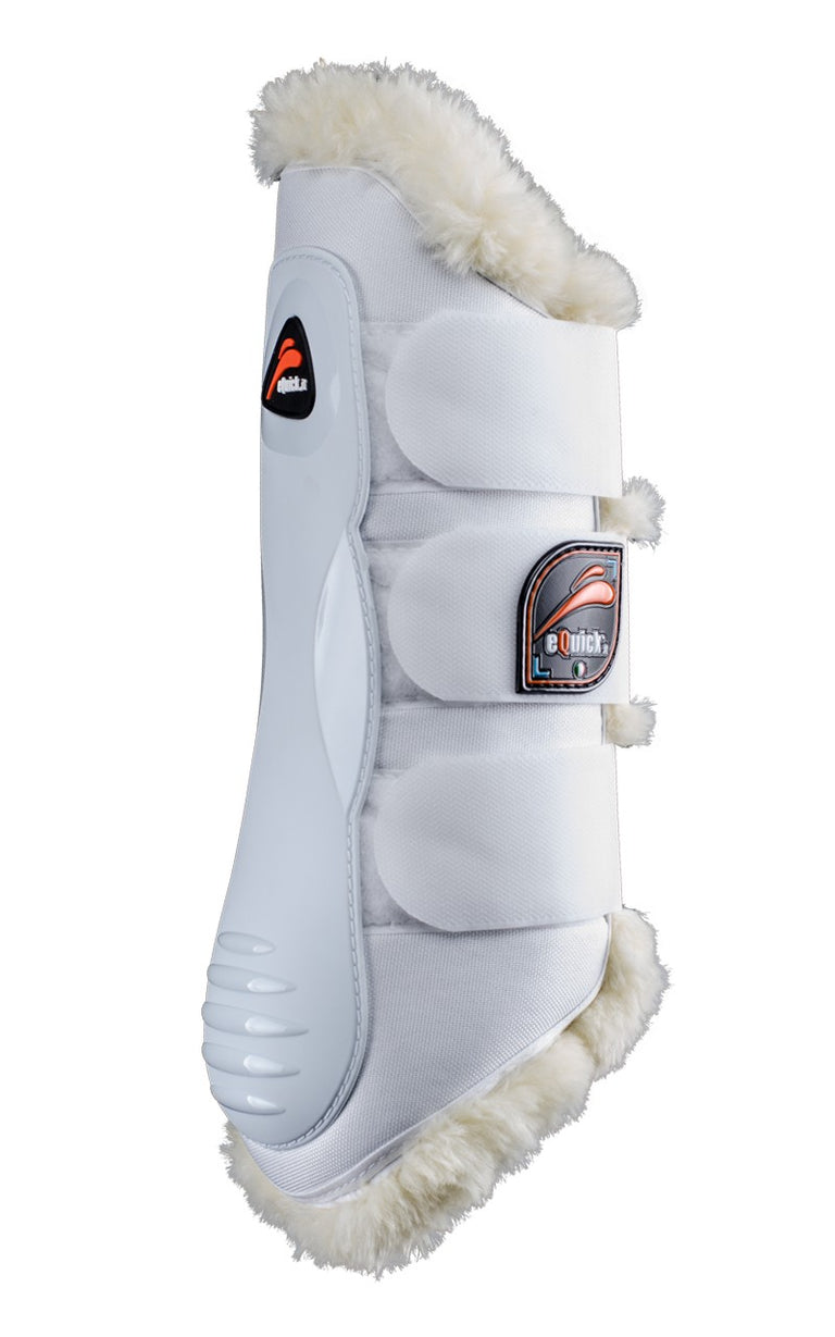 eQuick Stinchiere eKur Luxury Rear Fluffy Bianco