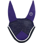 EQUITHÈME Cuffietta Polyfun Viola/blu navy