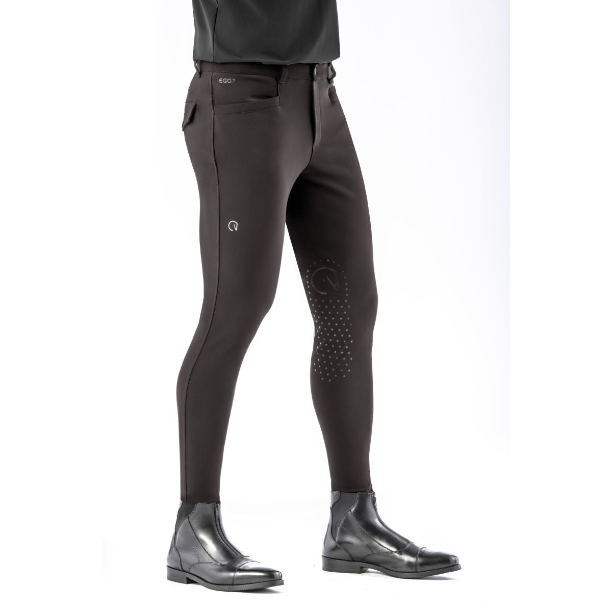 Ego7 Pantaloni da Equitazione Jumping EJ Cioccolato
