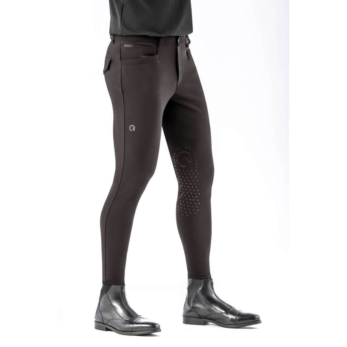 Ego7 Pantaloni da Equitazione Jumping EJ Cioccolato