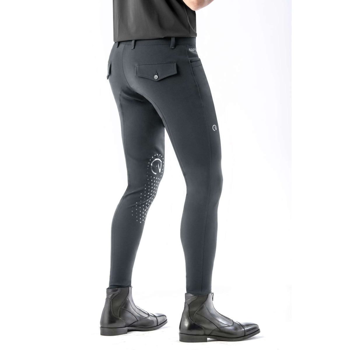 Ego7 Pantaloni da Equitazione Jumping EJ Verde Grigio