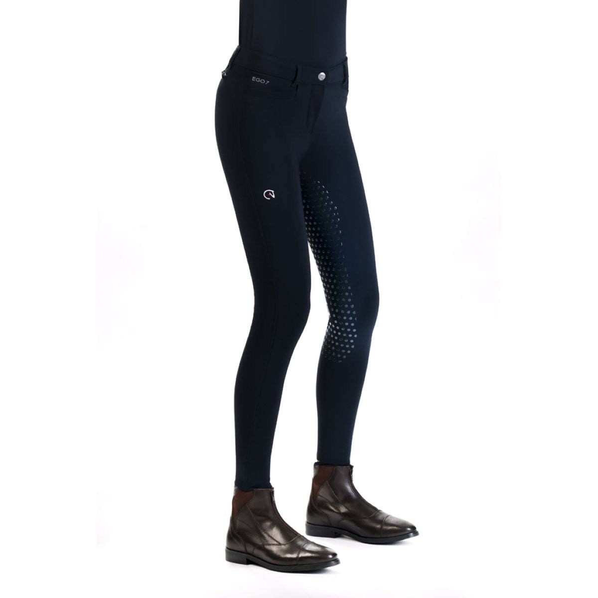 Ego7 Pantaloni da Equitazione Dressage FG Marina