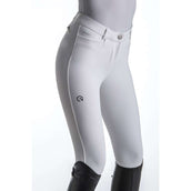Ego7 Pantaloni da Equitazione Dressage FG Bianco