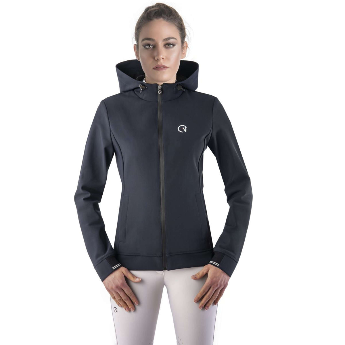 Ego7 Felpa con cappuccio e zip Marina