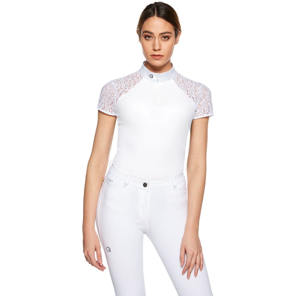 Ego7 Maglietta da Competizione Florentine Bianco