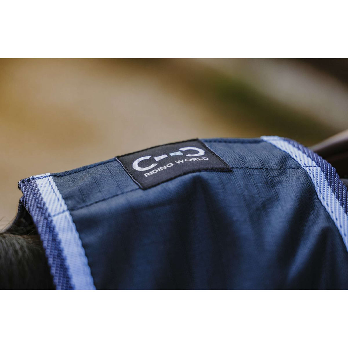 Riding World Coperta da esercizio ECO 600D Navy