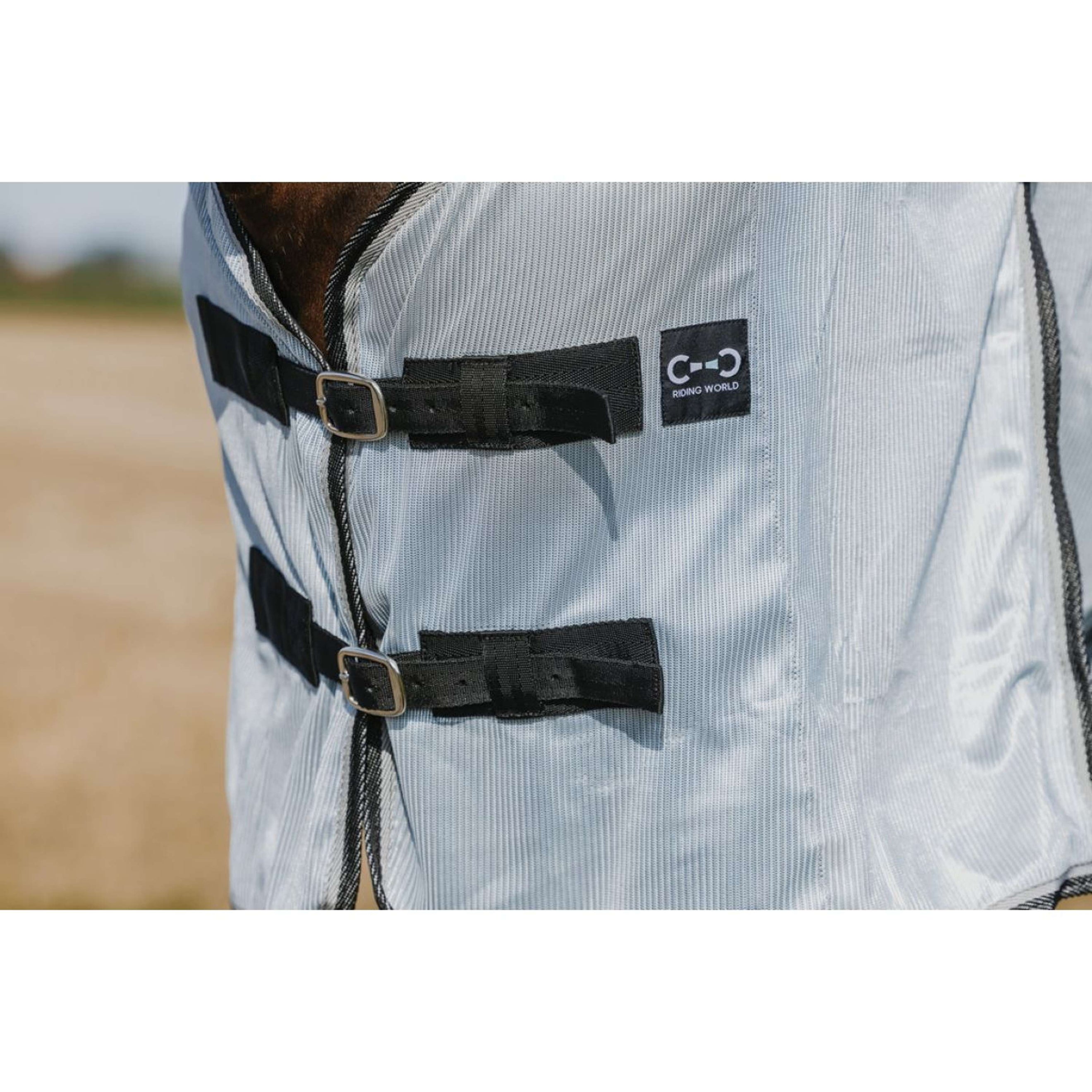 Riding World Coperta Antimosche Belly Mesh Grigio