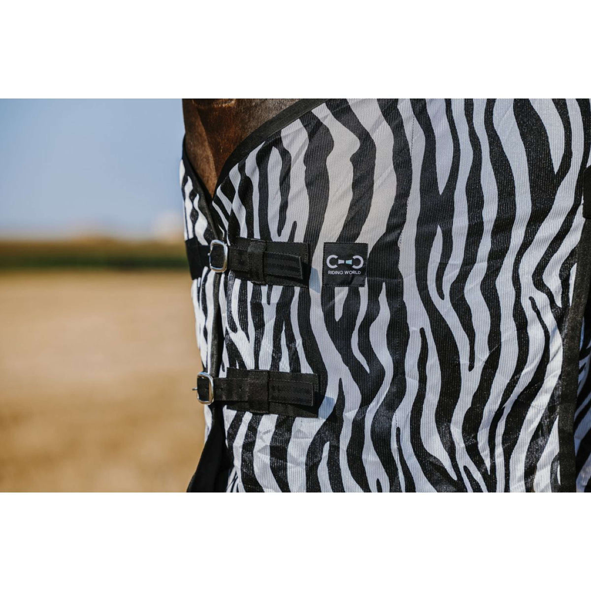 Riding World Coperta Antimosche Belly Mesh Zebra
