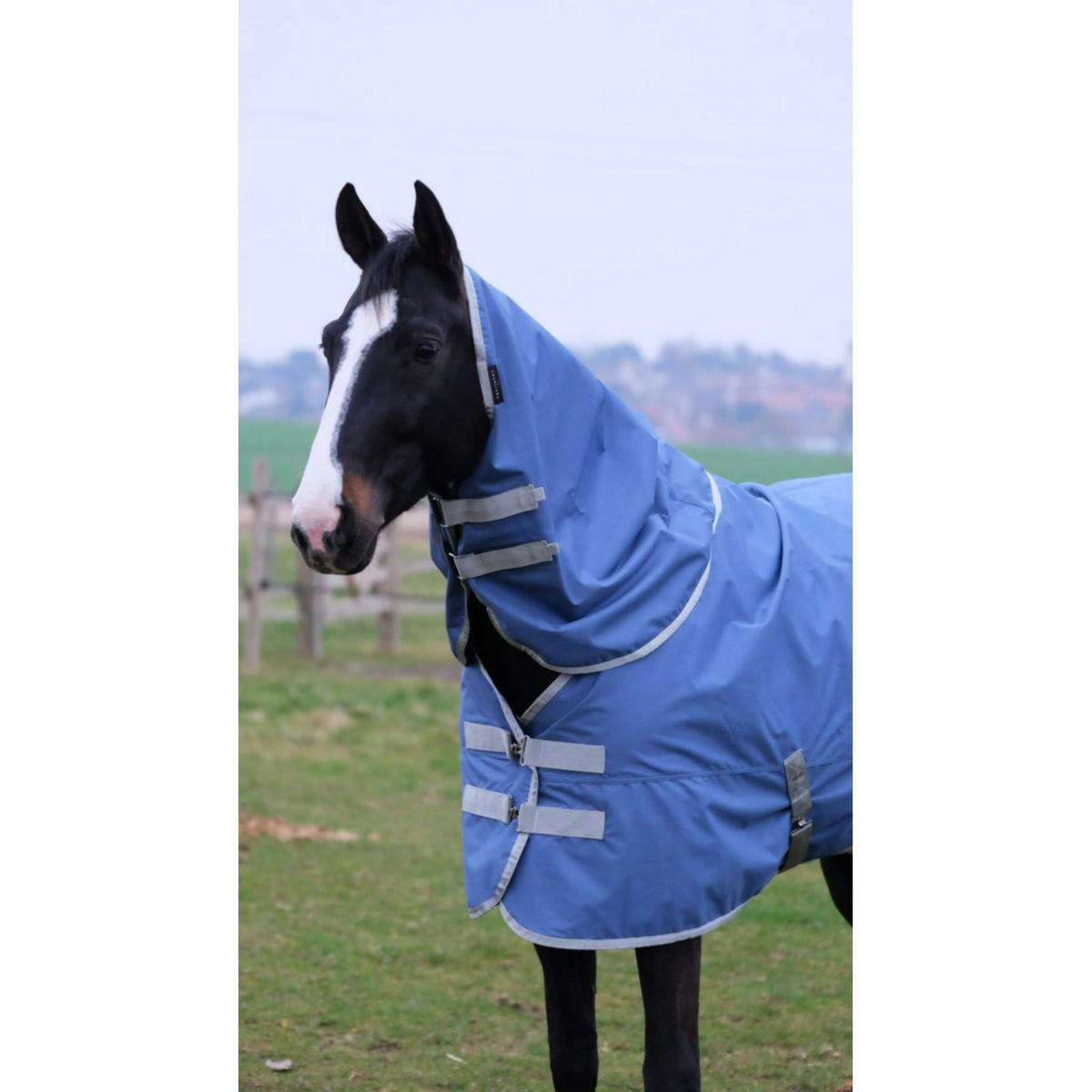 EQUITHÈME Copricollo 600D 0g Blu