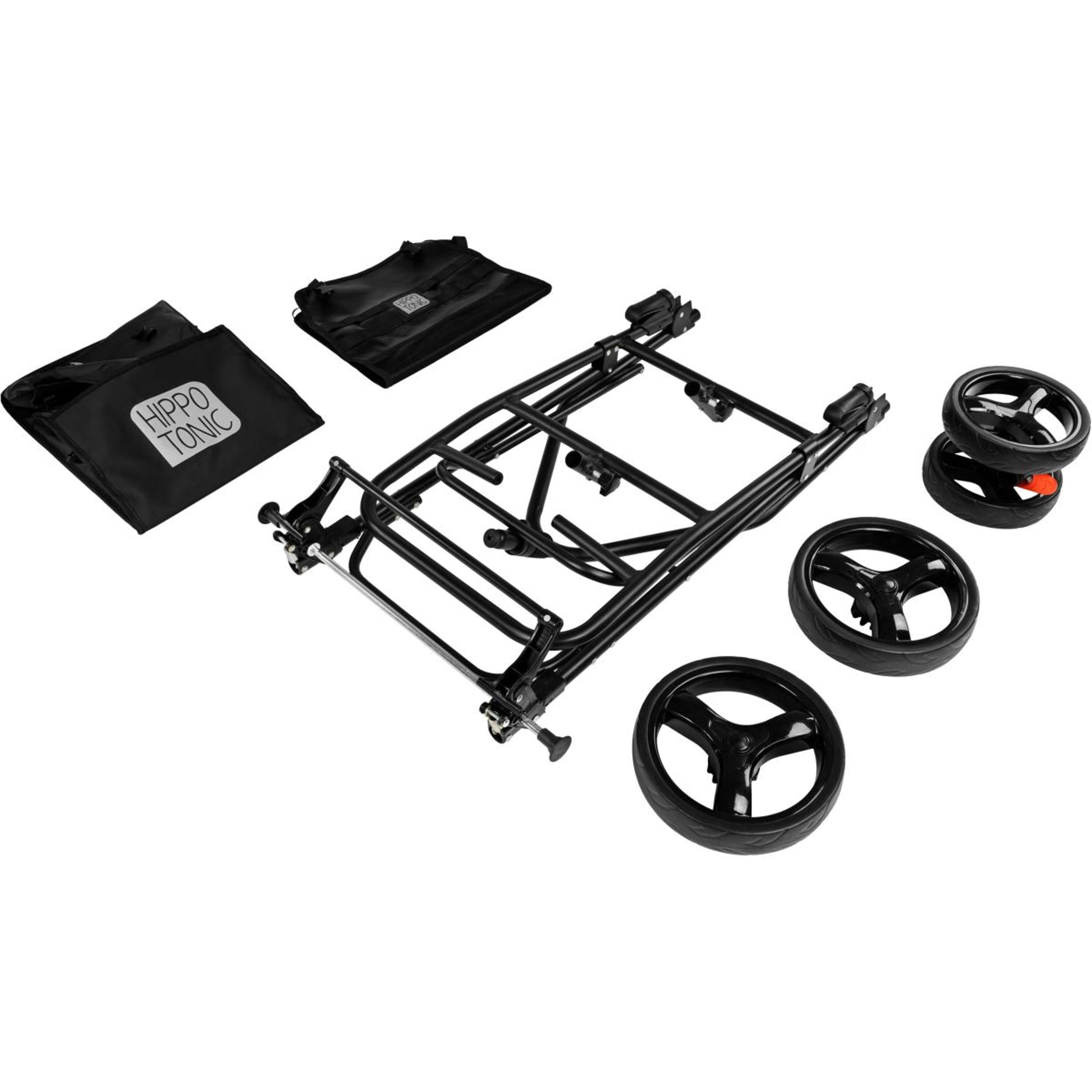 Hippotonic Carrello Porta-Sella Foldable Nero Hippotonic Carrello Porta-Sella Foldable Nero
