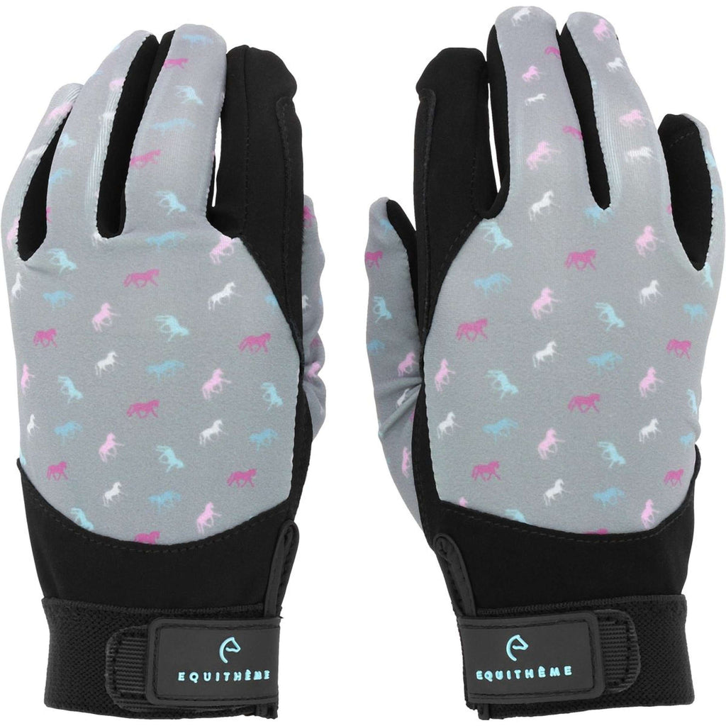 EQUITHÈME Guanti Maelle Bambini Grigio