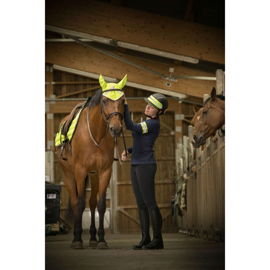 EQUITHÈME Fascia per cappello High Visibility Giallo Fluo