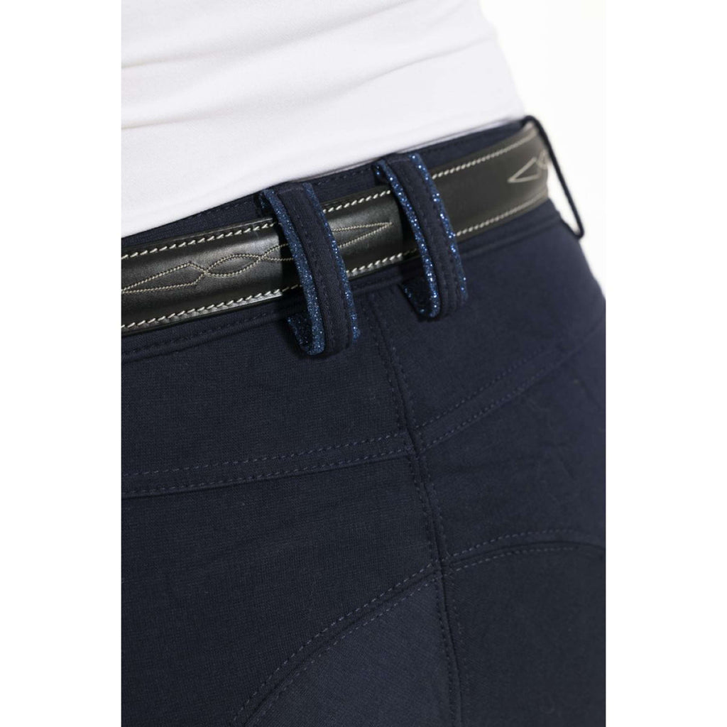 EQUITHÈME Calzoni Kim Organic Cotton Navy