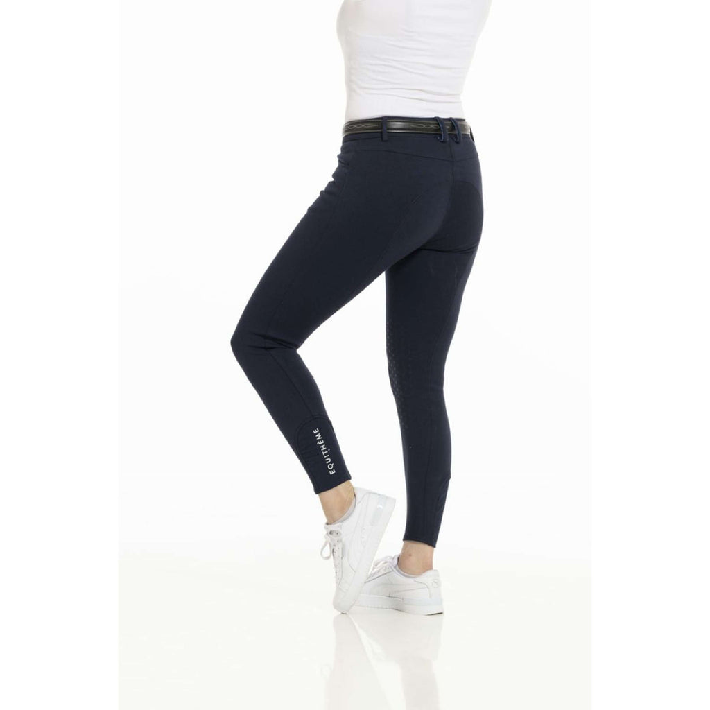 EQUITHÈME Calzoni Kim Organic Cotton Navy