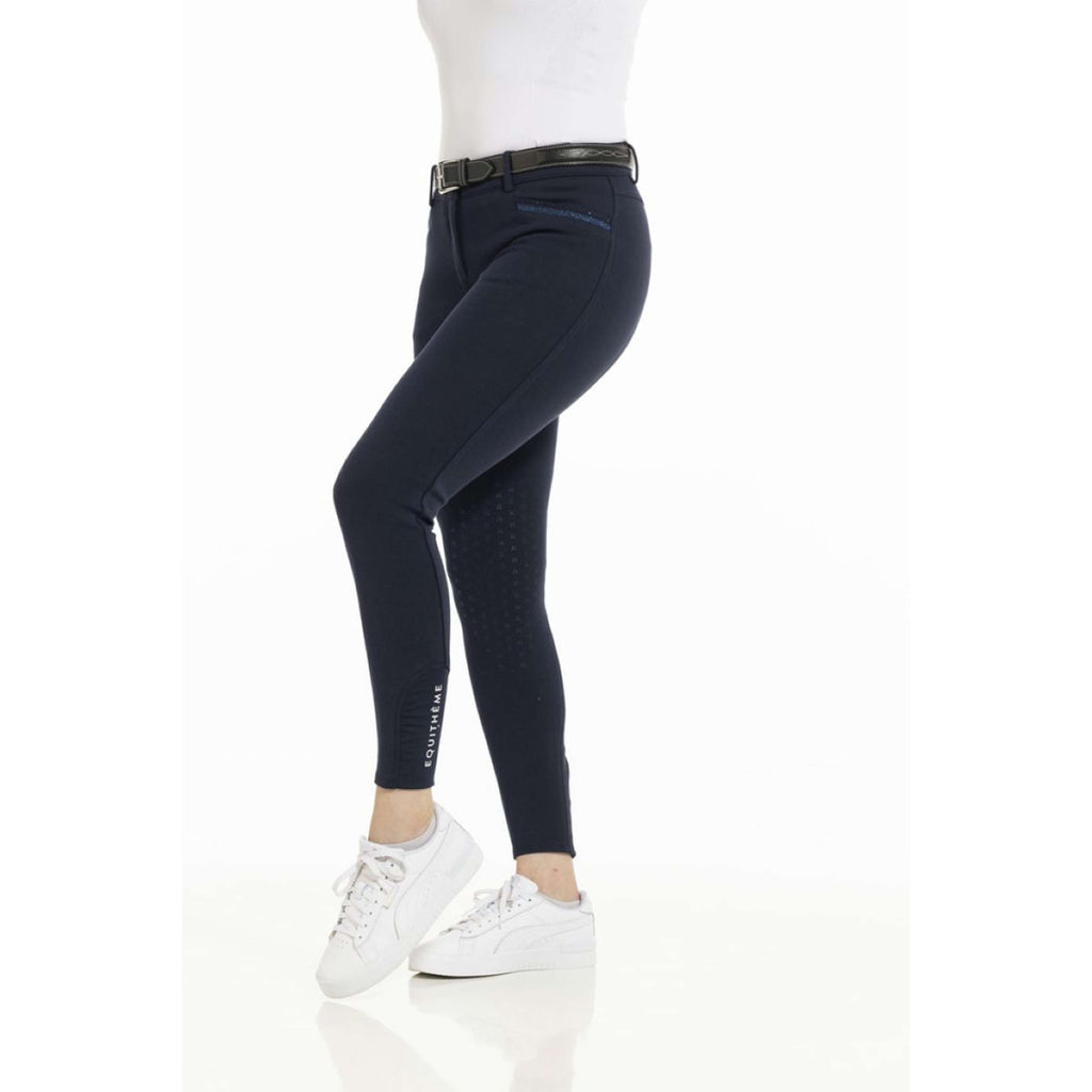 EQUITHÈME Calzoni Kim Organic Cotton Navy