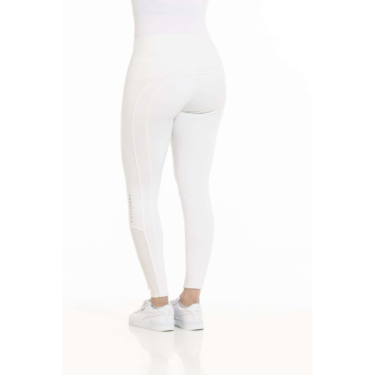 EQUITHÈME Leggings da Equitazione Brigitte Bianco