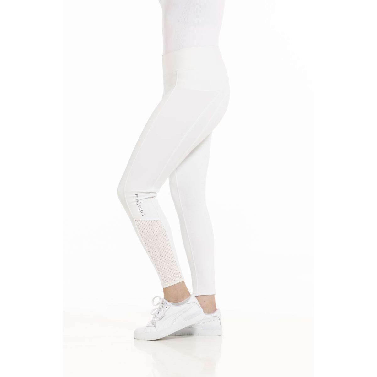 EQUITHÈME Leggings da Equitazione Brigitte Bianco