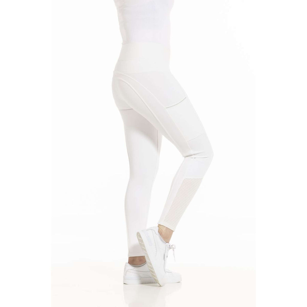 EQUITHÈME Leggings da Equitazione Brigitte Bianco