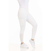 EQUITHÈME Leggings da Equitazione Brigitte Bianco