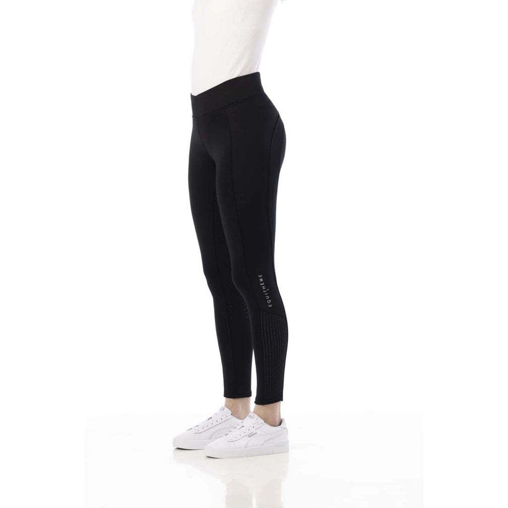 EQUITHÈME Leggings da Equitazione Brigitte Nero