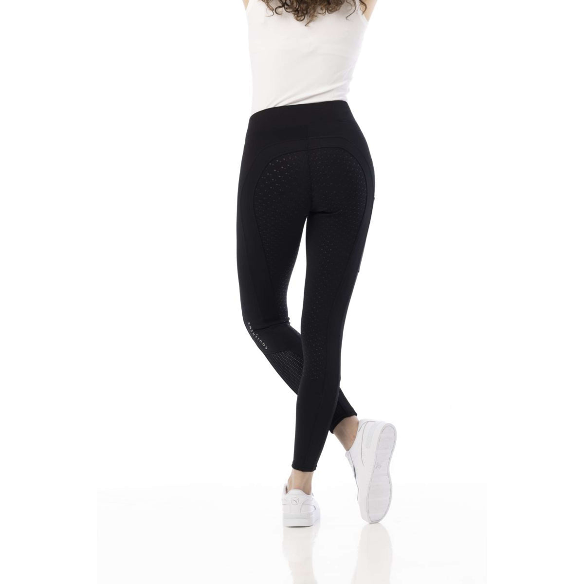 EQUITHÈME Leggings da Equitazione Brigitte Nero