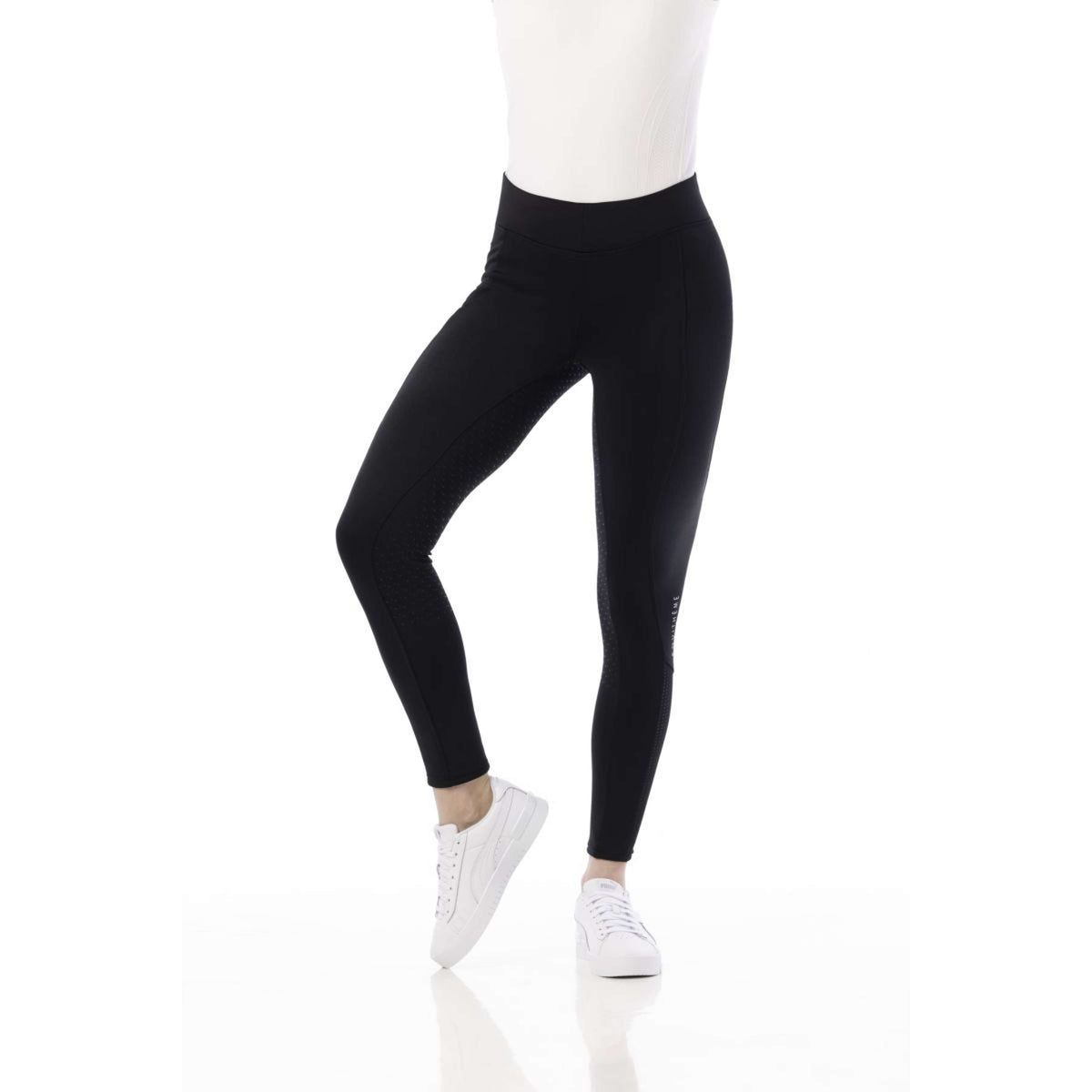 EQUITHÈME Leggings da Equitazione Brigitte Nero