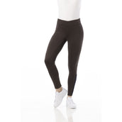 EQUITHÈME Leggings da Equitazione Brigitte Castagno