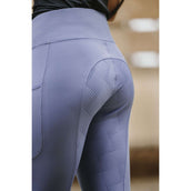 EQUITHÈME Leggings da Equitazione Flora Viola