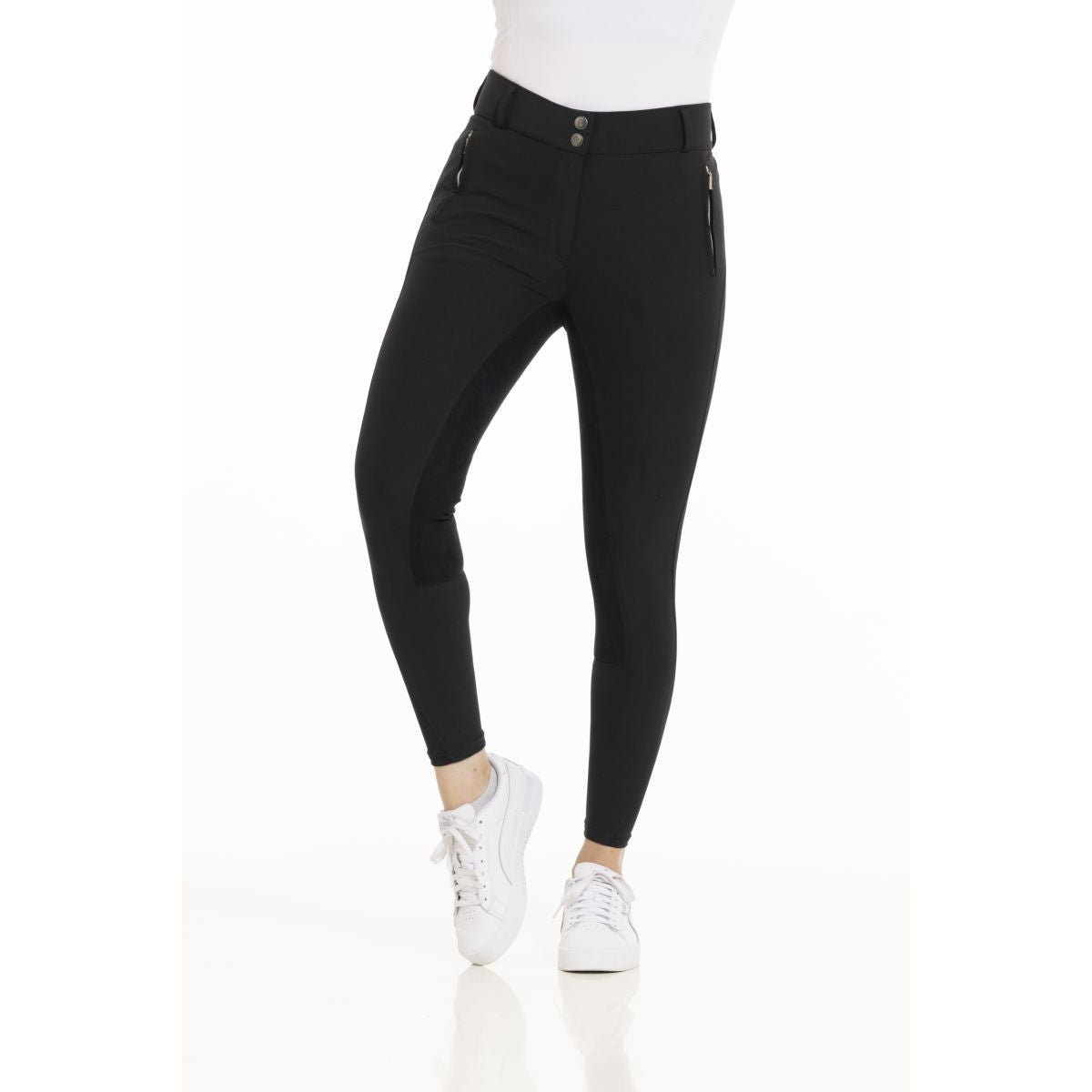 EQUITHÈME Pantaloni da Equitazione Nicole Nero