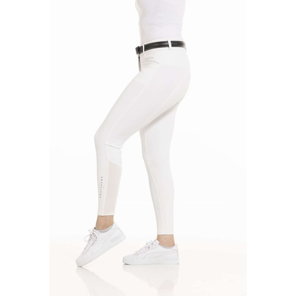 EQUITHÈME Pantaloni da Equitazione Claudine Bianco