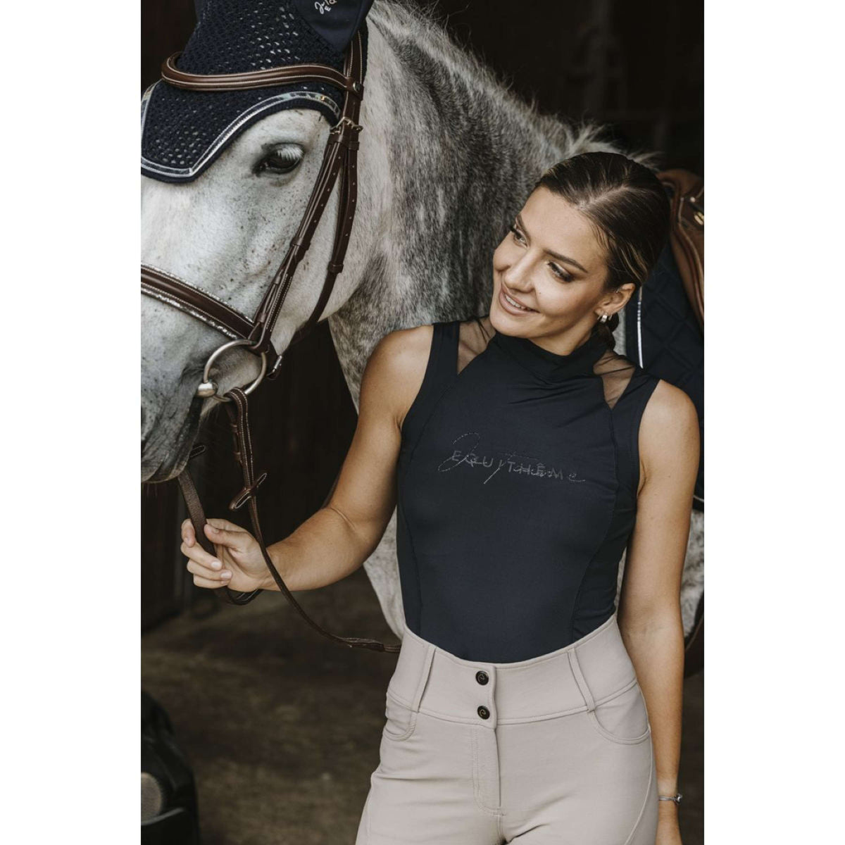 EQUITHÈME Calzoni Queen Taupe