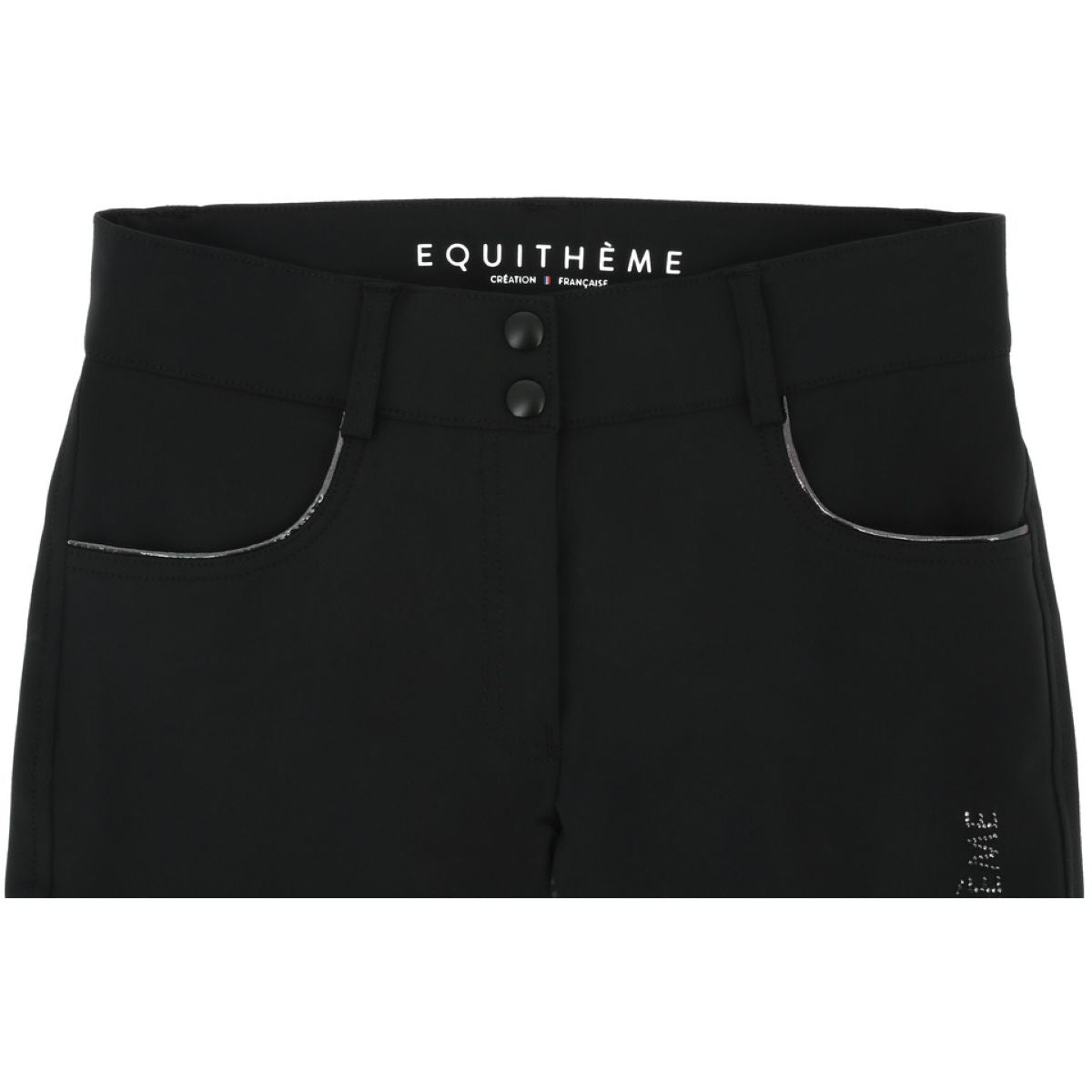EQUITHÈME Pantaloni da Equitazione Beverly Nero