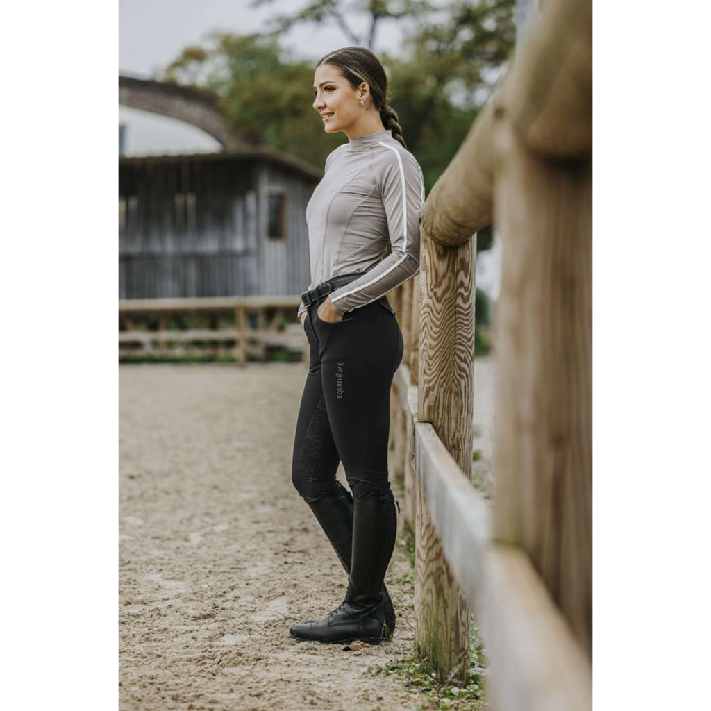 EQUITHÈME Pantaloni da Equitazione Beverly Nero