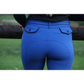 Pénélope Pantaloni da Equitazione Point Sellier Blu Olimpico