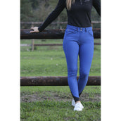 Pénélope Pantaloni da Equitazione Point Sellier Blu Olimpico