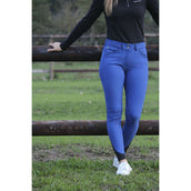 Pénélope Pantaloni da Equitazione Point Sellier Blu Olimpico