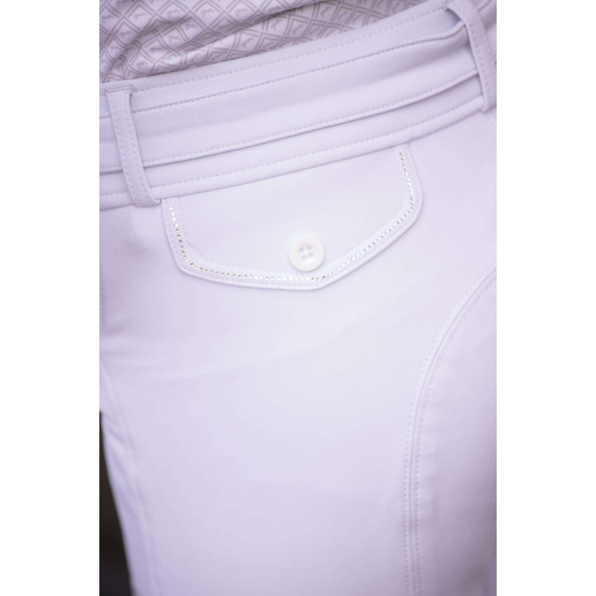 Pénélope Pantaloni da Equitazione Elegance Bianco
