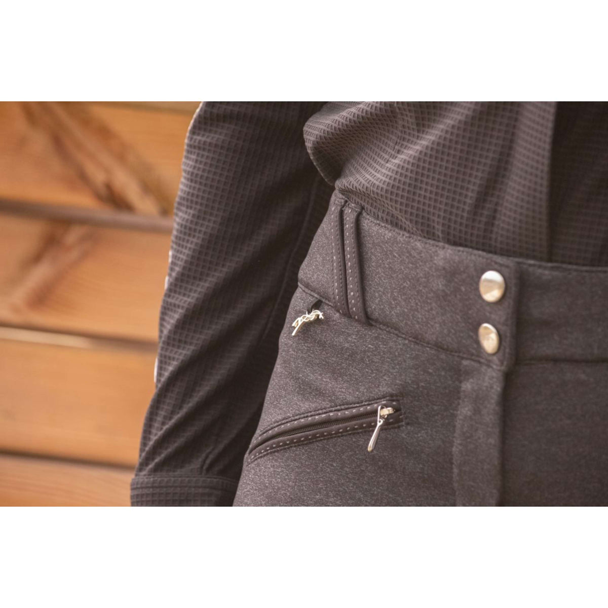 Pénélope Pantaloni da Equitazione Romy Grigio