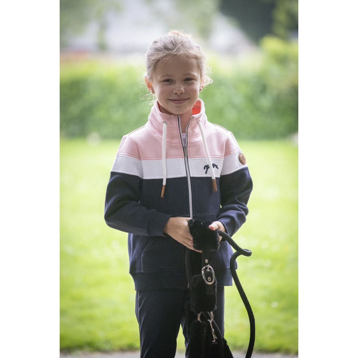 Eden by Pénélope Felpa con cappuccio e zip Native Bambini Navy