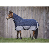 EQUITHÈME Tappeto da Esterno Tyrex 600 D Blu navy/grigio