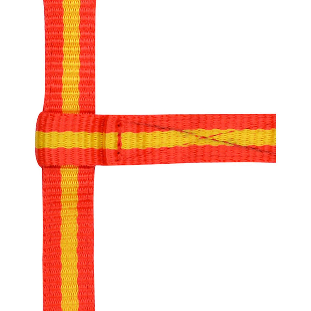 Norton Cavezza per puledro Regolabile Rosso/Giallo/Rosso