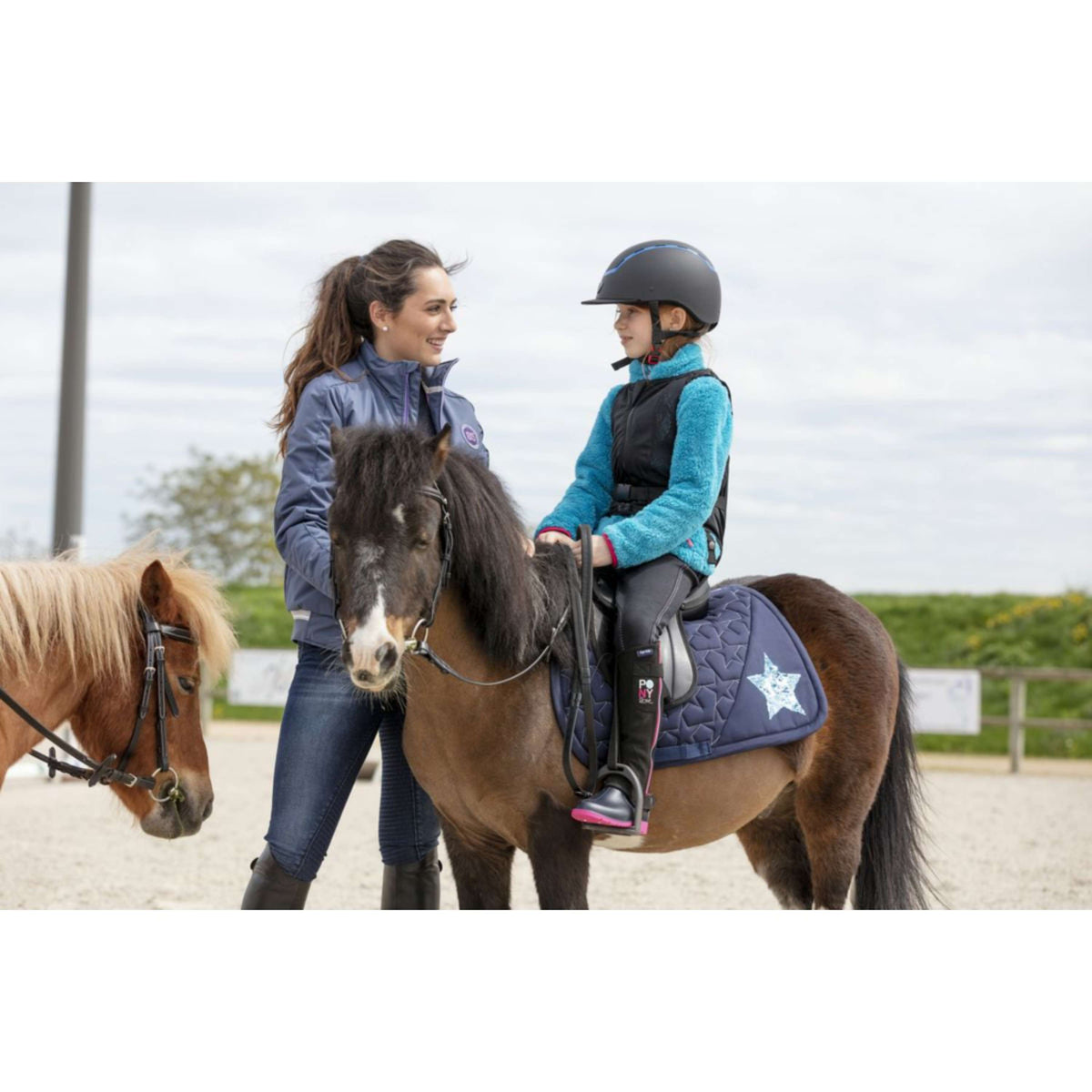 EQUITHÈME Corpetto di protezione Mesh Nero