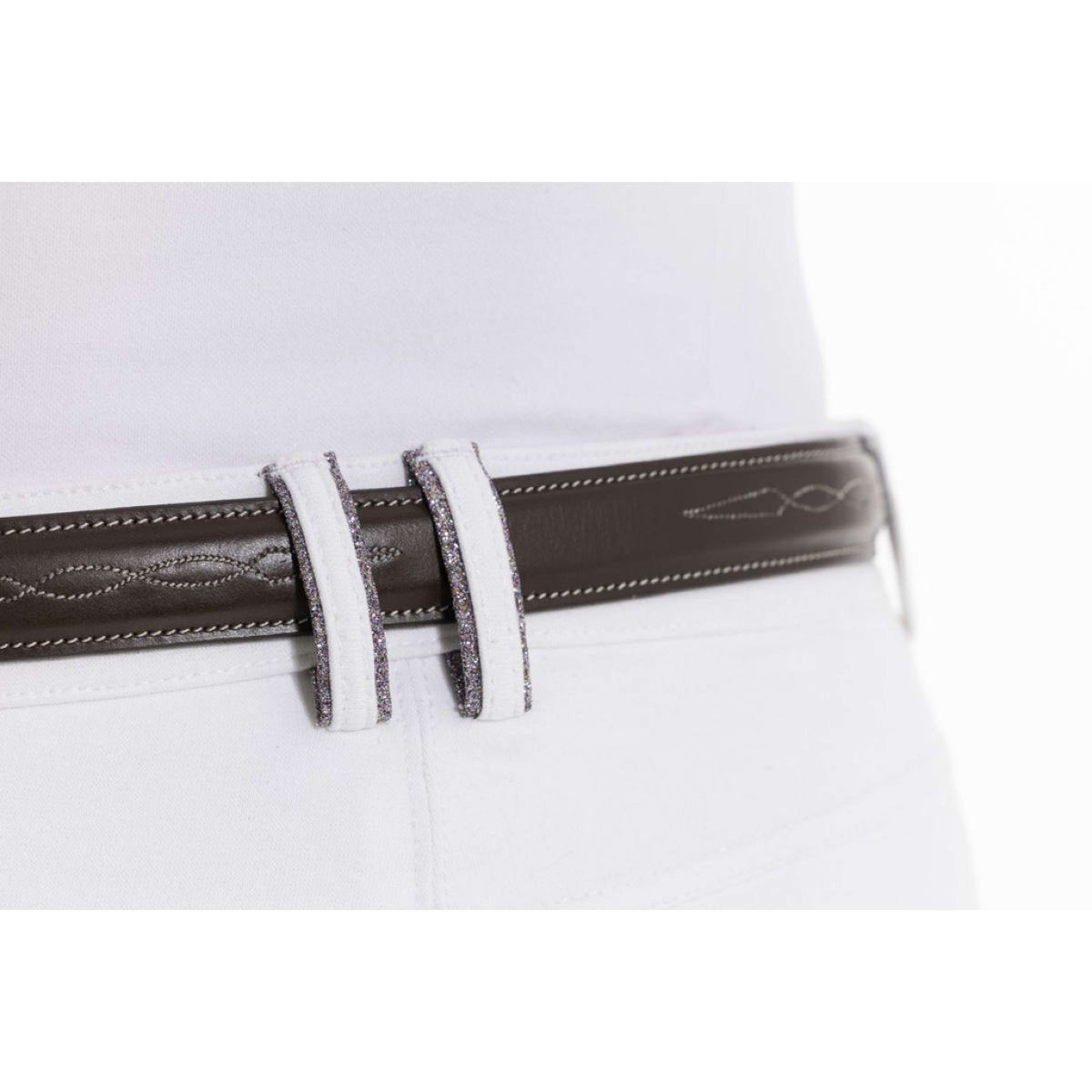 EQUITHÈME Pantaloni da Equitazione Kim Organic Cotton Bianco