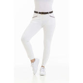 EQUITHÈME Pantaloni da Equitazione Kim Organic Cotton Bianco