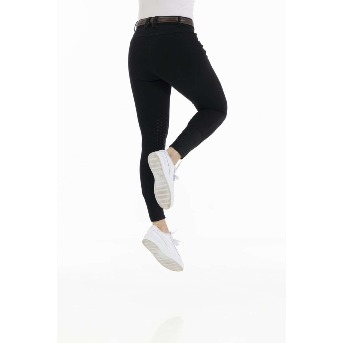 EQUITHÈME Pantaloni da Equitazione Kim Organic Cotton Nero