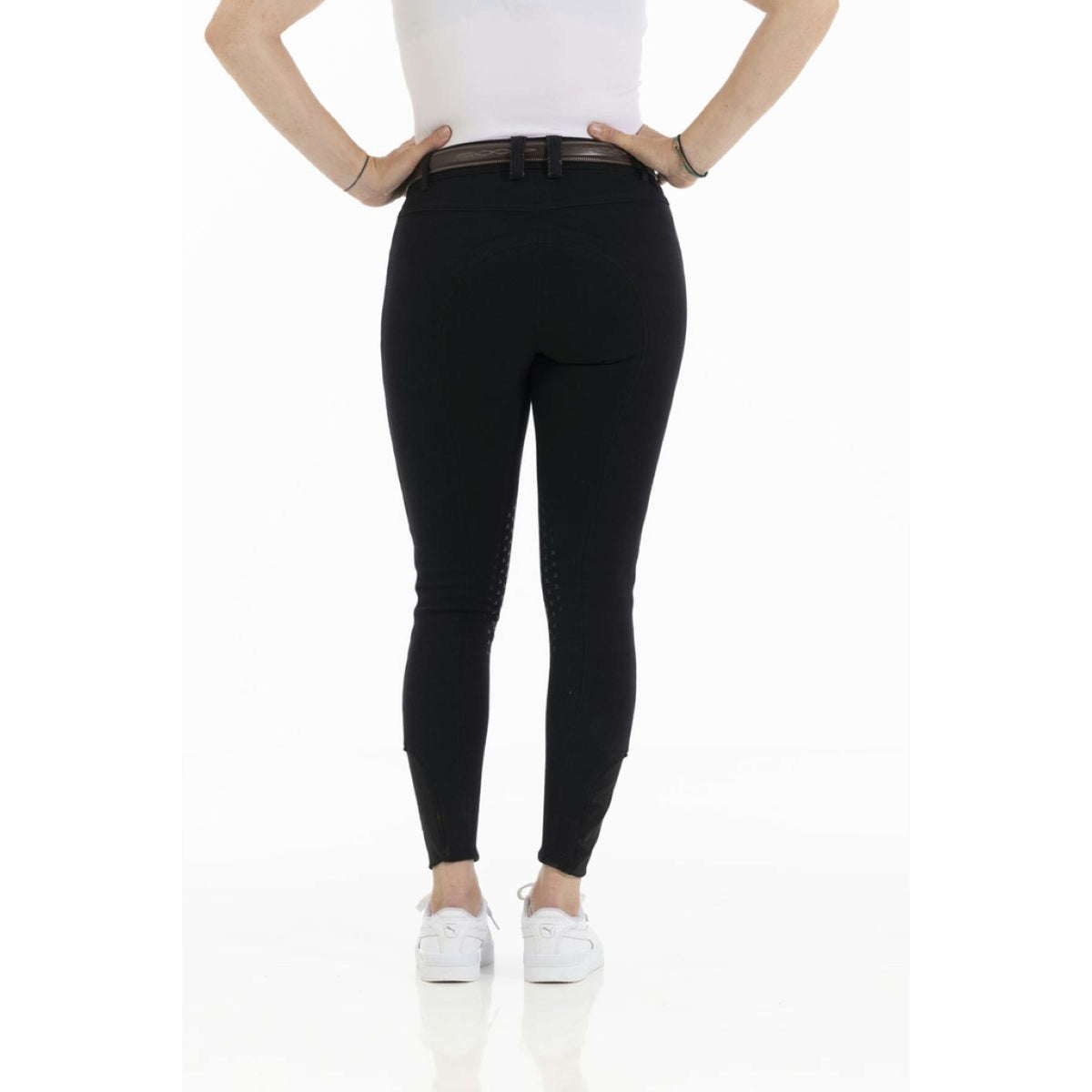 EQUITHÈME Pantaloni da Equitazione Kim Organic Cotton Nero